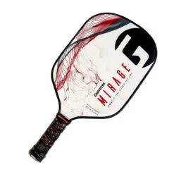 Gamma Mirage SensaCore (White/Red/Black) -Racquet Guys Shop RGMPP RedandBlack 03