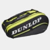 Dunlop SX Performance Thermo 8 Pack Racquet Bag (Black/Yellow) -Racquet Guys Shop SX Performance 8 Racket Thermo Bag lrg V1