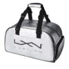 Wilson Luxilon Duffel Bag (Silver/Black) -Racquet Guys Shop WR8007601 Luxilon Duffle Bag Silver 39015bd2 777b 49ed 80fa 7913e2f63d8f