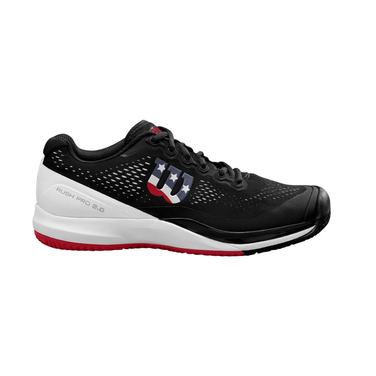 Wilson Rush Pro 3.0 Men's Pickleball Shoe (Black/White/Red) 5 Wilson Rush Pro 3.0 Men's Pickleball Shoe (Black/White/Red) - Image 5