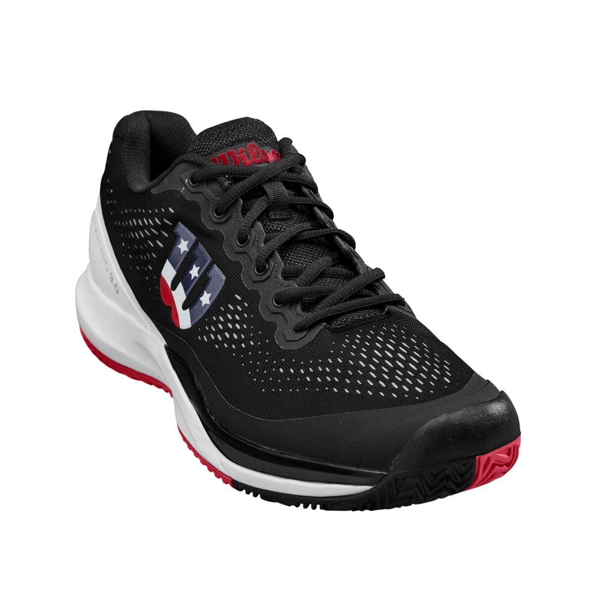Wilson Rush Pro 3.0 Men's Pickleball Shoe (Black/White/Red) 1 Wilson Rush Pro 3.0 Men's Pickleball Shoe (Black/White/Red)