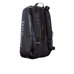 Wilson Pro Staff V13 Super Tour 9 Pack Racquet Bag (Black) -Racquet Guys Shop bb6f0c3b5295082ff83c57057f1f8880657922ca WR8010601 2 SUPER TOUR PRO STAFF 9PK BL