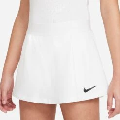 Nike Girls Dri-FIT Victory Flouncy Skirt (White/Black)