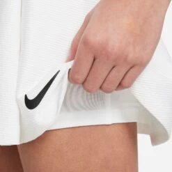 Nike Girls Dri-FIT Victory Flouncy Skirt (White/Black) 9 Nike Girls Dri-FIT Victory Flouncy Skirt (White/Black) -Racquet Guys Shop nikecourt victory older tennis skirt X2H05f 4