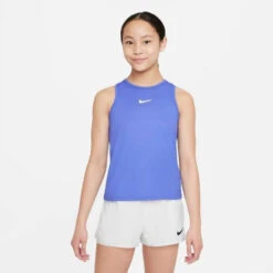 Nike Girl's Dri-FIT Victory Tank (Sapphire/White)