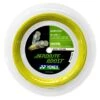 Yonex BG Aerobite Boost Hybrid Badminton String Reel (Grey/Yellow) 2 Yonex BG Aerobite Boost Hybrid Badminton String Reel (Grey/Yellow) -Racquet Guys Shop yonex aerobite boost 0 72 0 61mm badminton hybrid 200m reel 47005